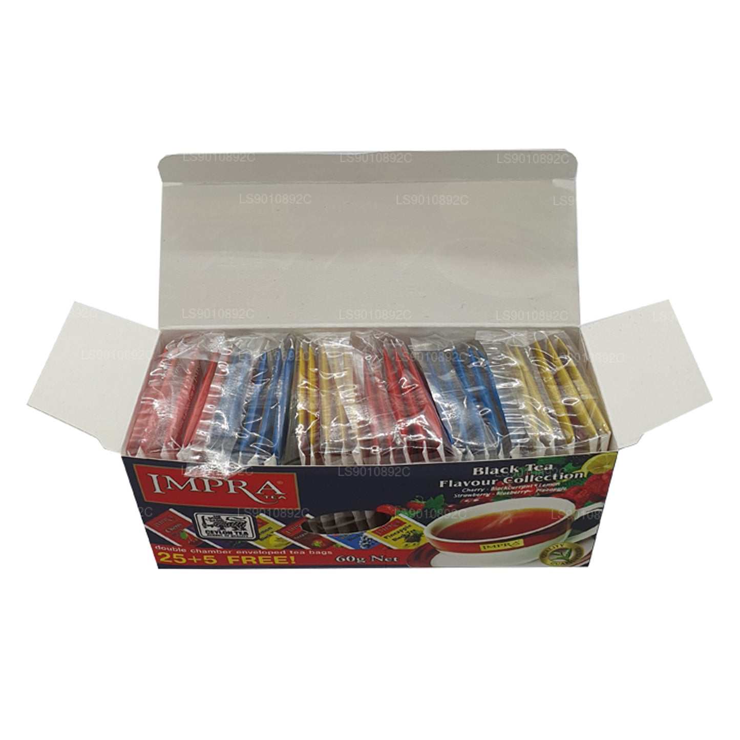 Té negro de Ceilán Impra Flavor Collection (60 g) 30 bolsitas de té