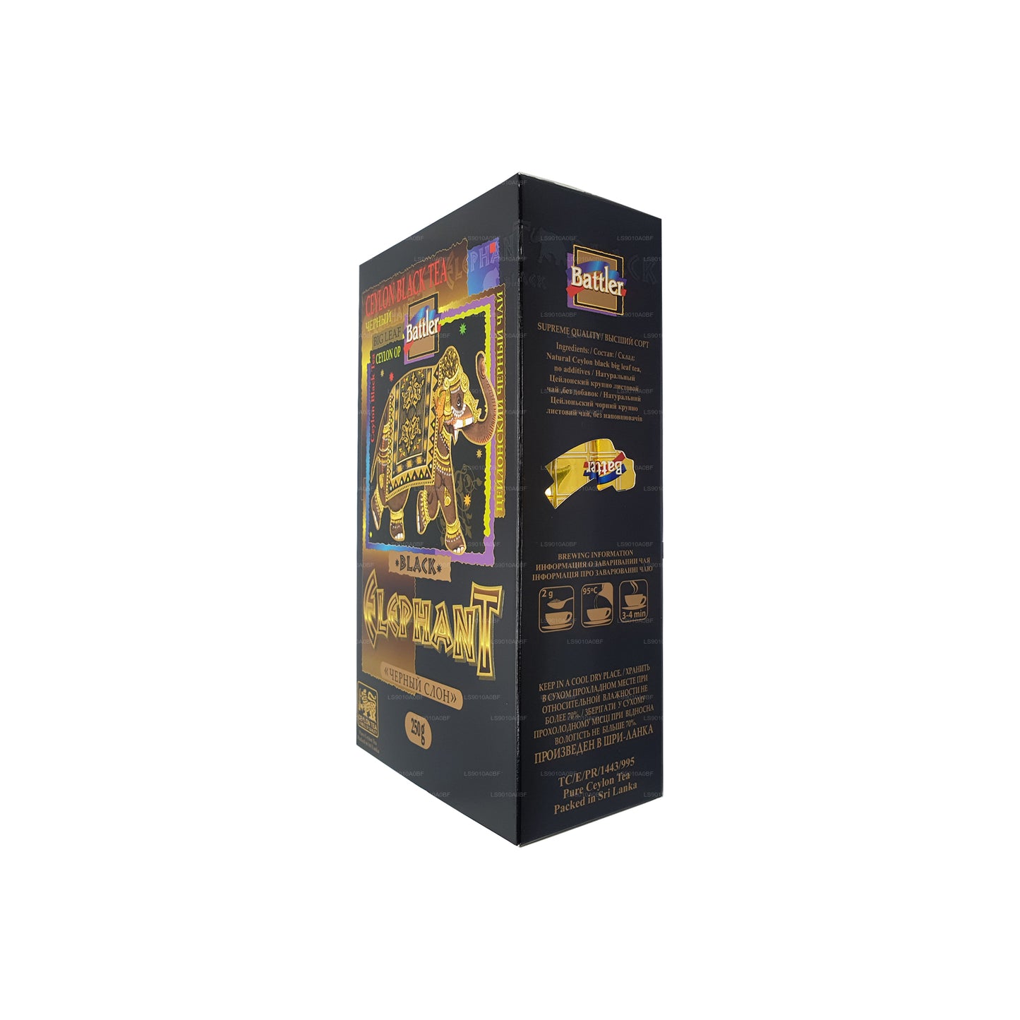 Té de hojas sueltas Battler Black Elephant (250 g)