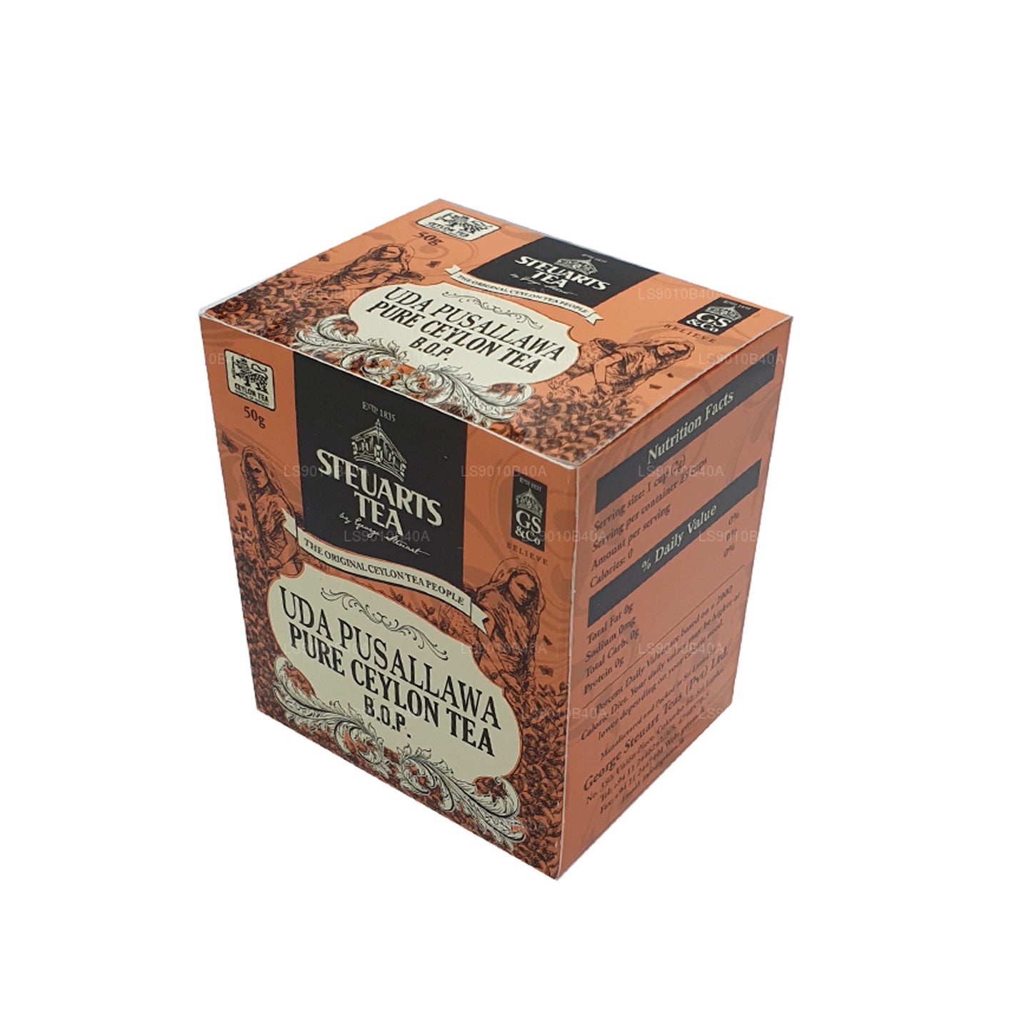 Té de hojas Uda Pusallawa BOP de George Steuart (50 g)