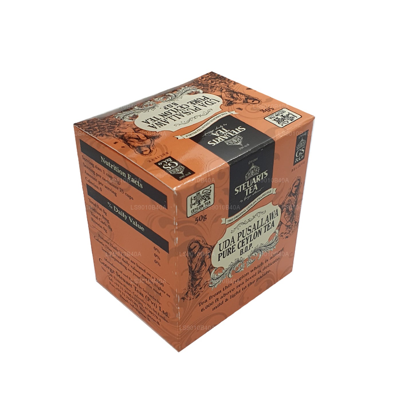 Té de hojas Uda Pusallawa BOP de George Steuart (50 g)