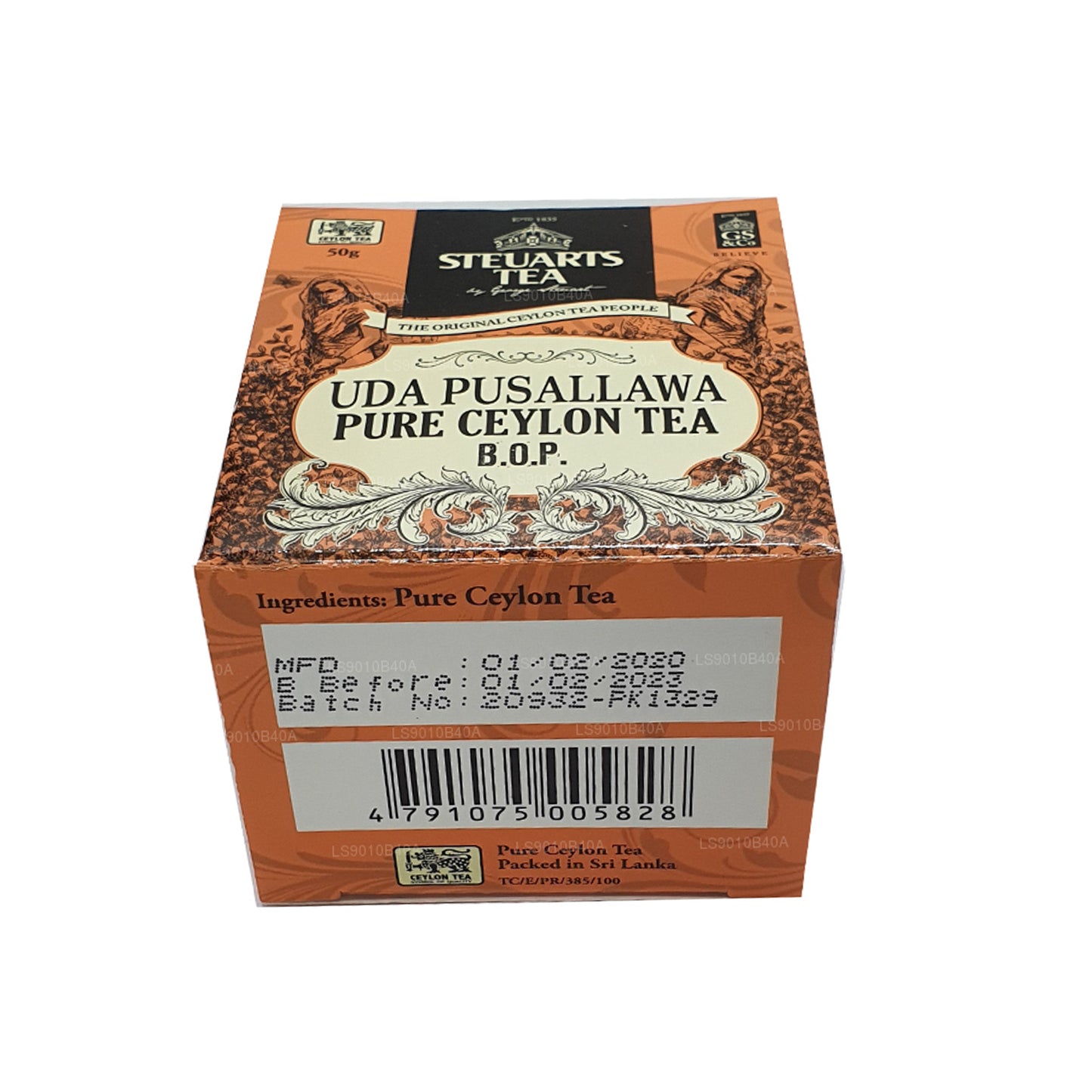 Té de hojas Uda Pusallawa BOP de George Steuart (50 g)
