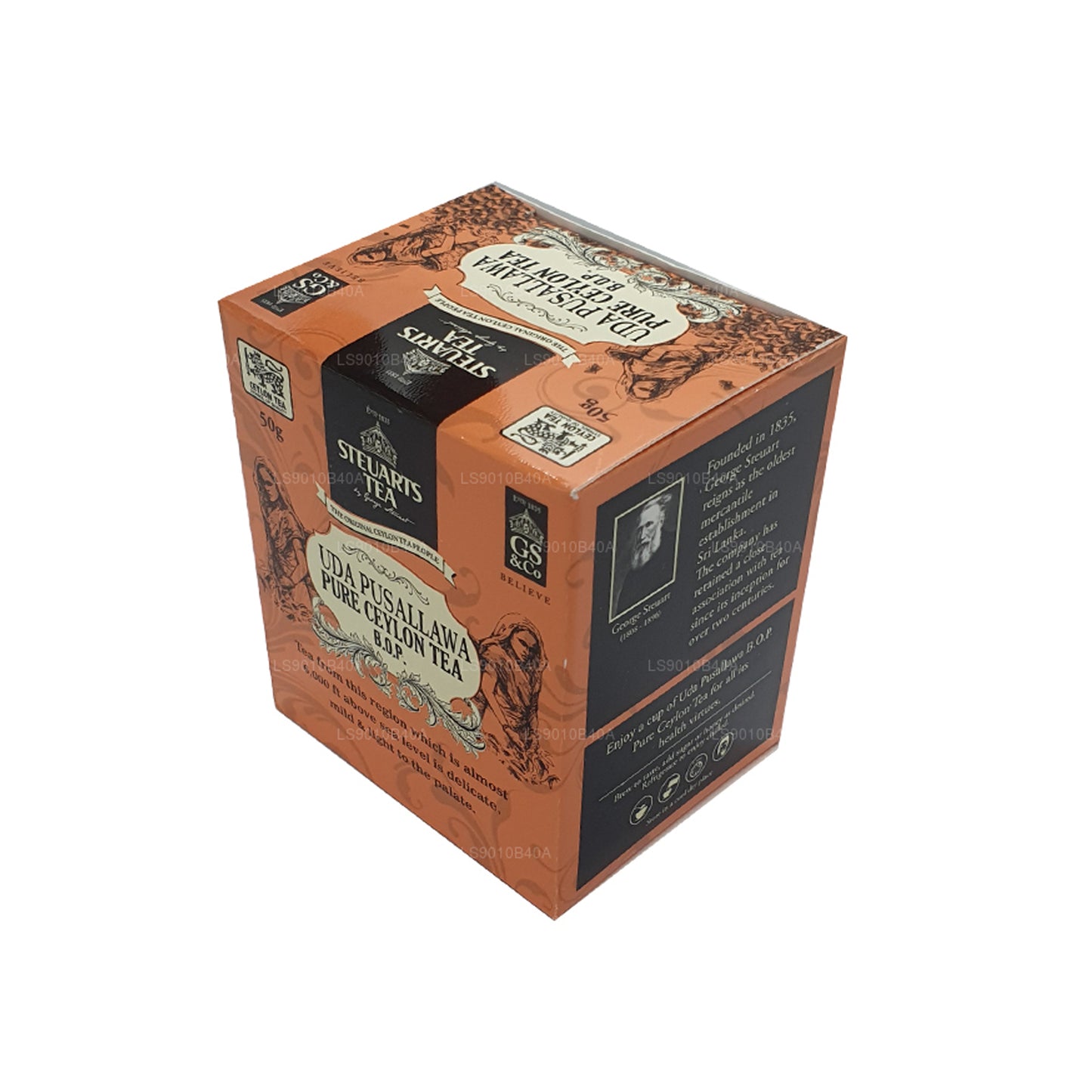 Té de hojas Uda Pusallawa BOP de George Steuart (50 g)