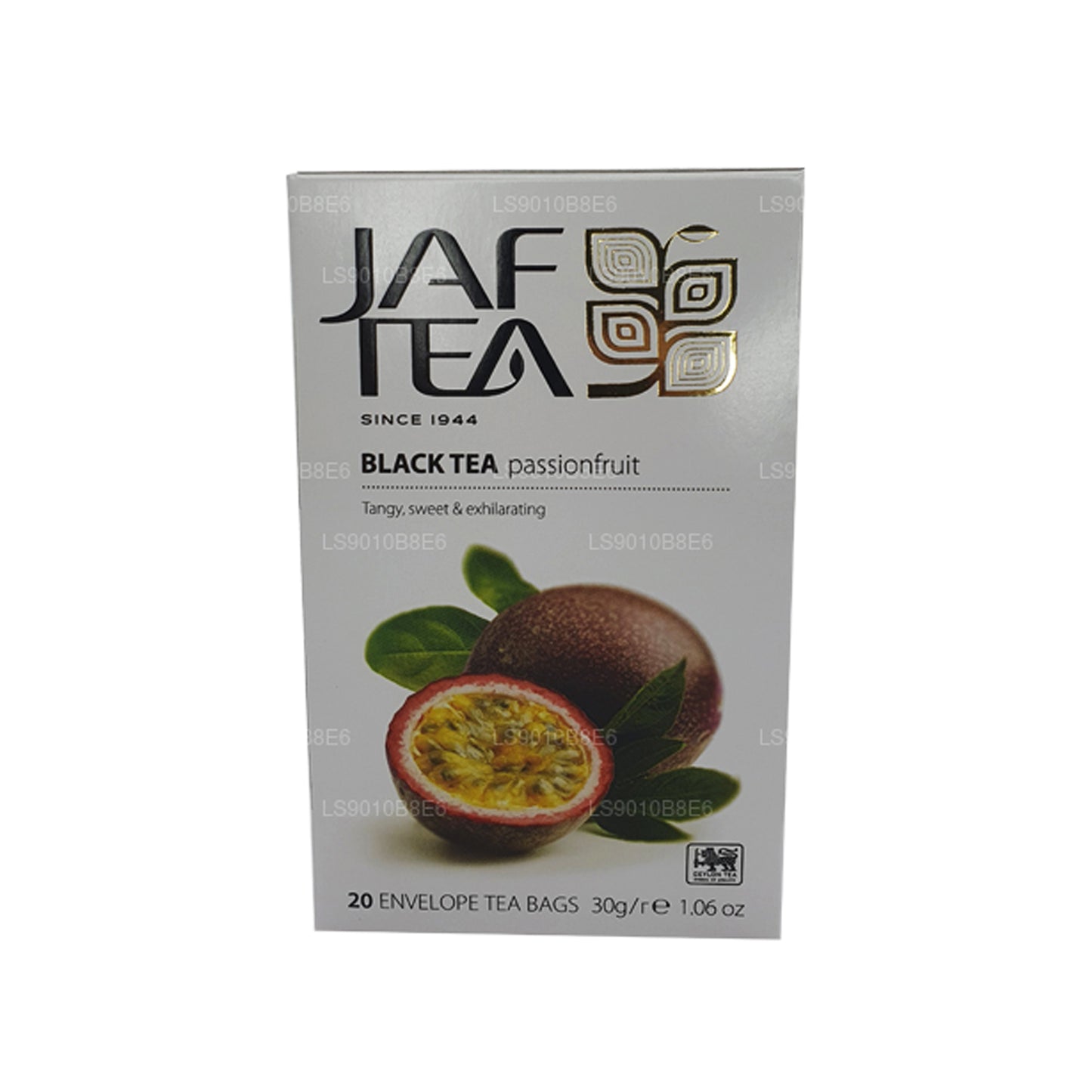 Bolsitas de té Jaf Tea Pure Fruits Collection para té negro, maracuyá, 30 g