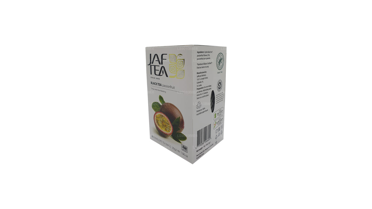 Bolsitas de té Jaf Tea Pure Fruits Collection para té negro, maracuyá, 30 g