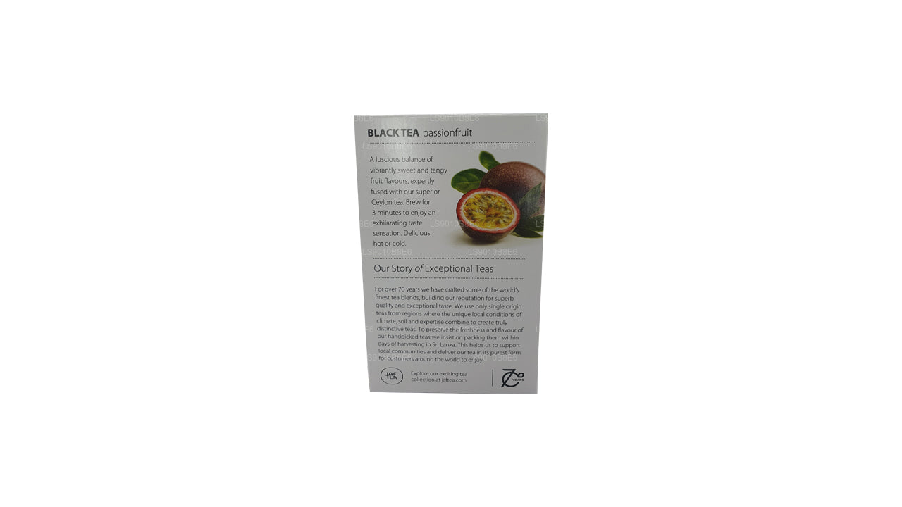 Bolsitas de té Jaf Tea Pure Fruits Collection para té negro, maracuyá, 30 g
