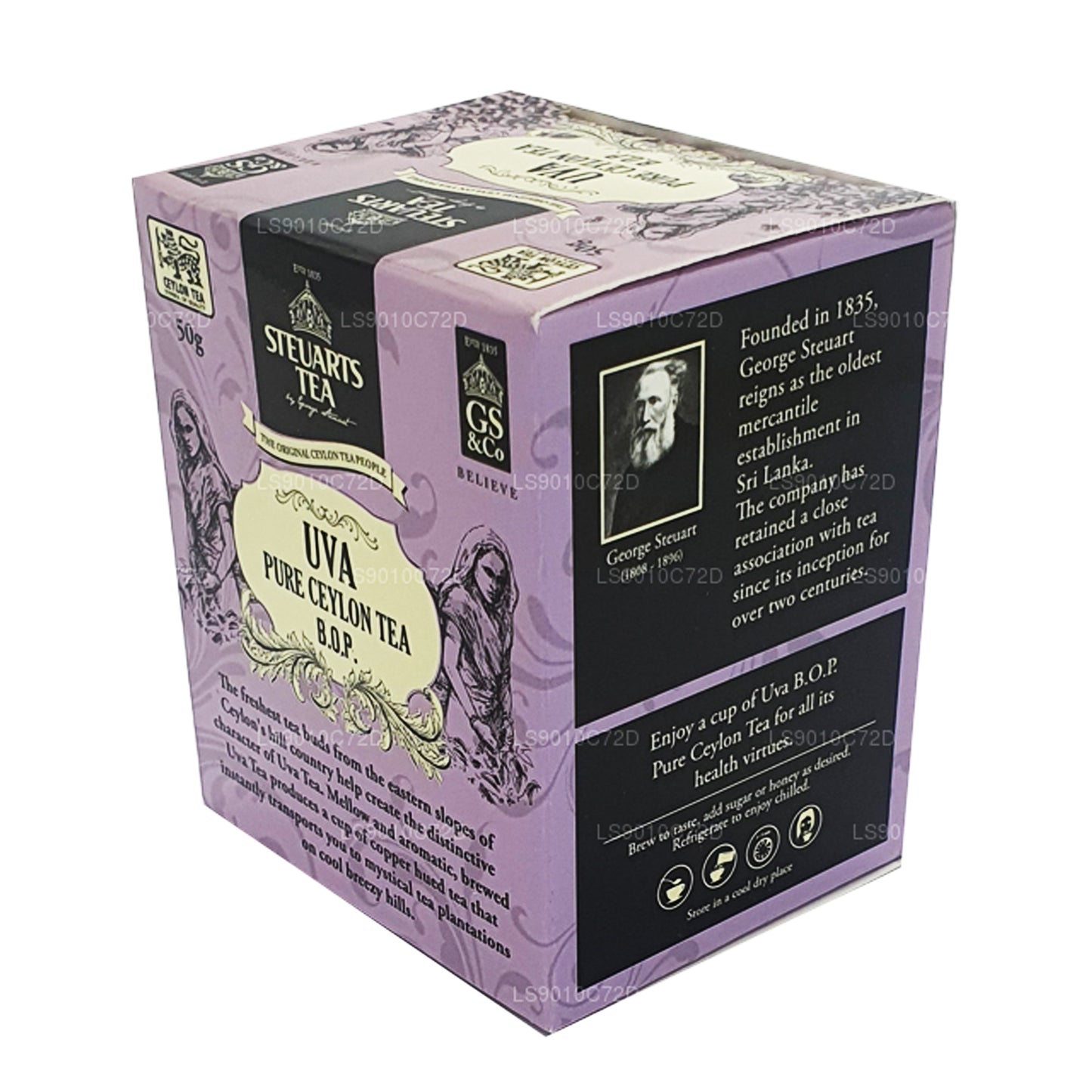 Té de hojas Uva BOP de George Steuart (50 g)