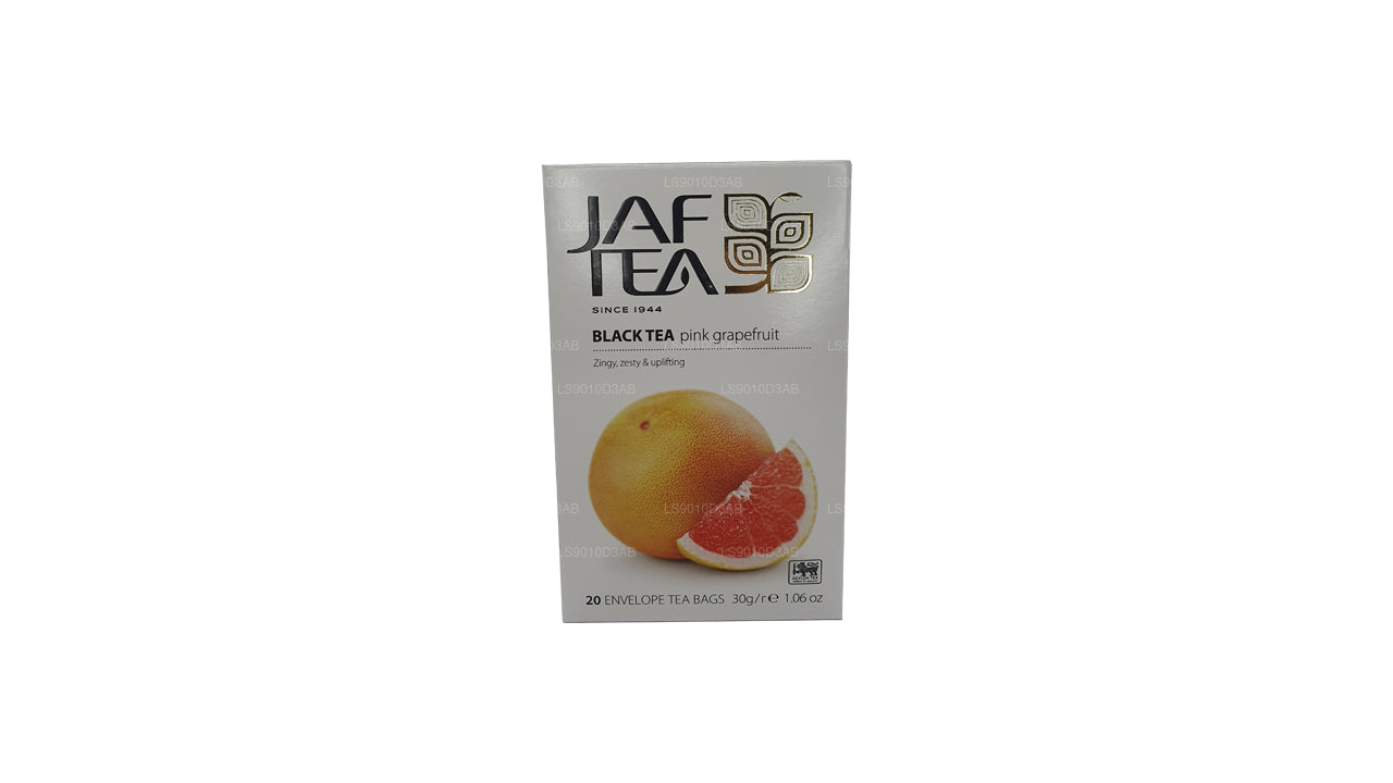 Bolsitas de té Jaf Tea Pure Fruits Collection para té negro, pomelo rosa y pomelo (30 g)