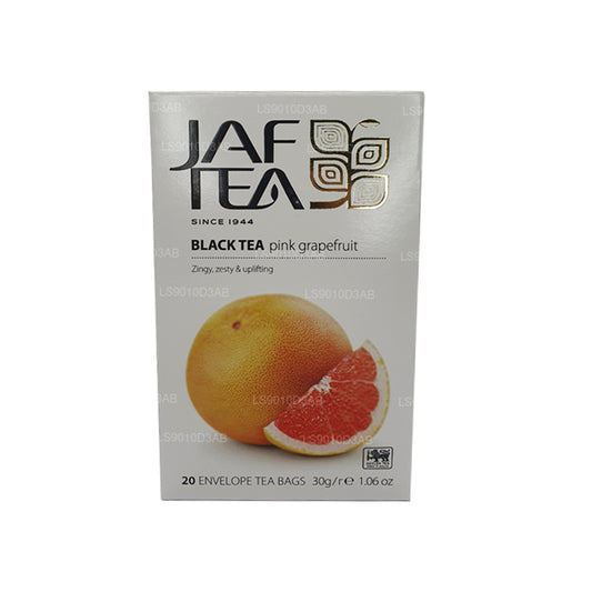Bolsitas de té Jaf Tea Pure Fruits Collection para té negro, pomelo rosa y pomelo (30 g)