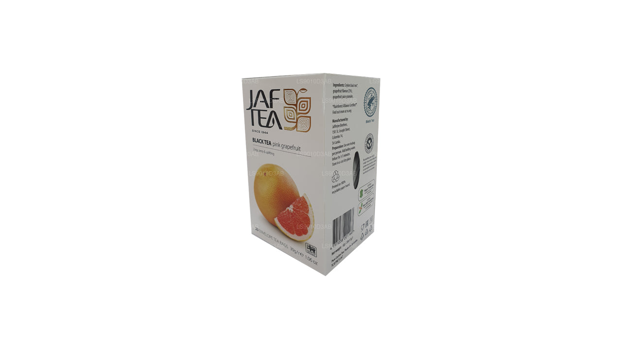 Bolsitas de té Jaf Tea Pure Fruits Collection para té negro, pomelo rosa y pomelo (30 g)