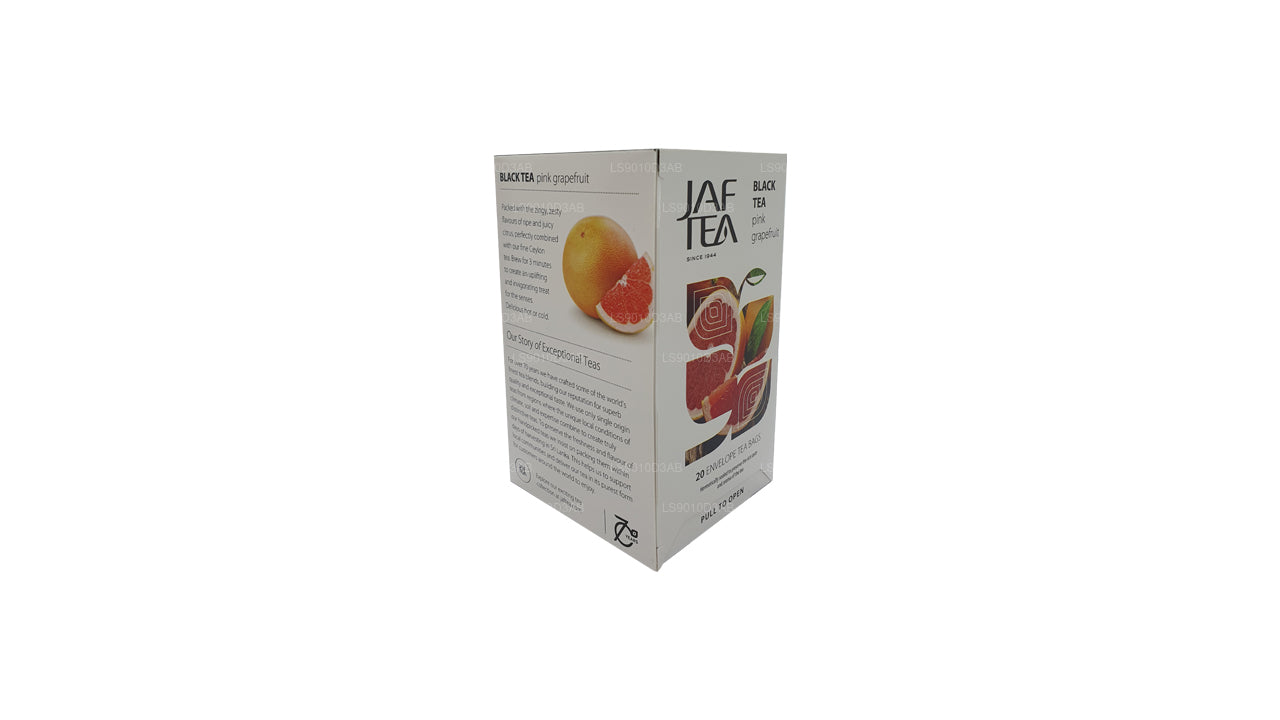 Bolsitas de té Jaf Tea Pure Fruits Collection para té negro, pomelo rosa y pomelo (30 g)