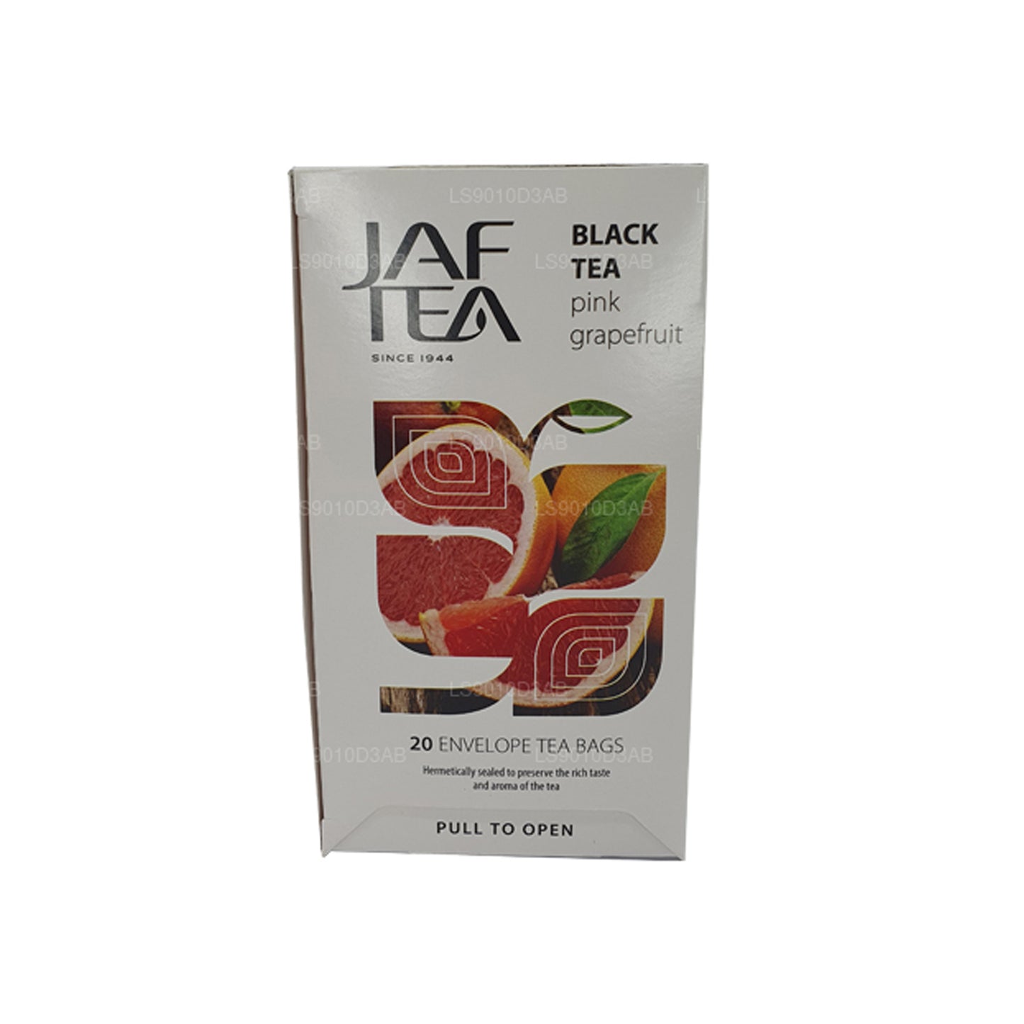 Bolsitas de té Jaf Tea Pure Fruits Collection para té negro, pomelo rosa y pomelo (30 g)