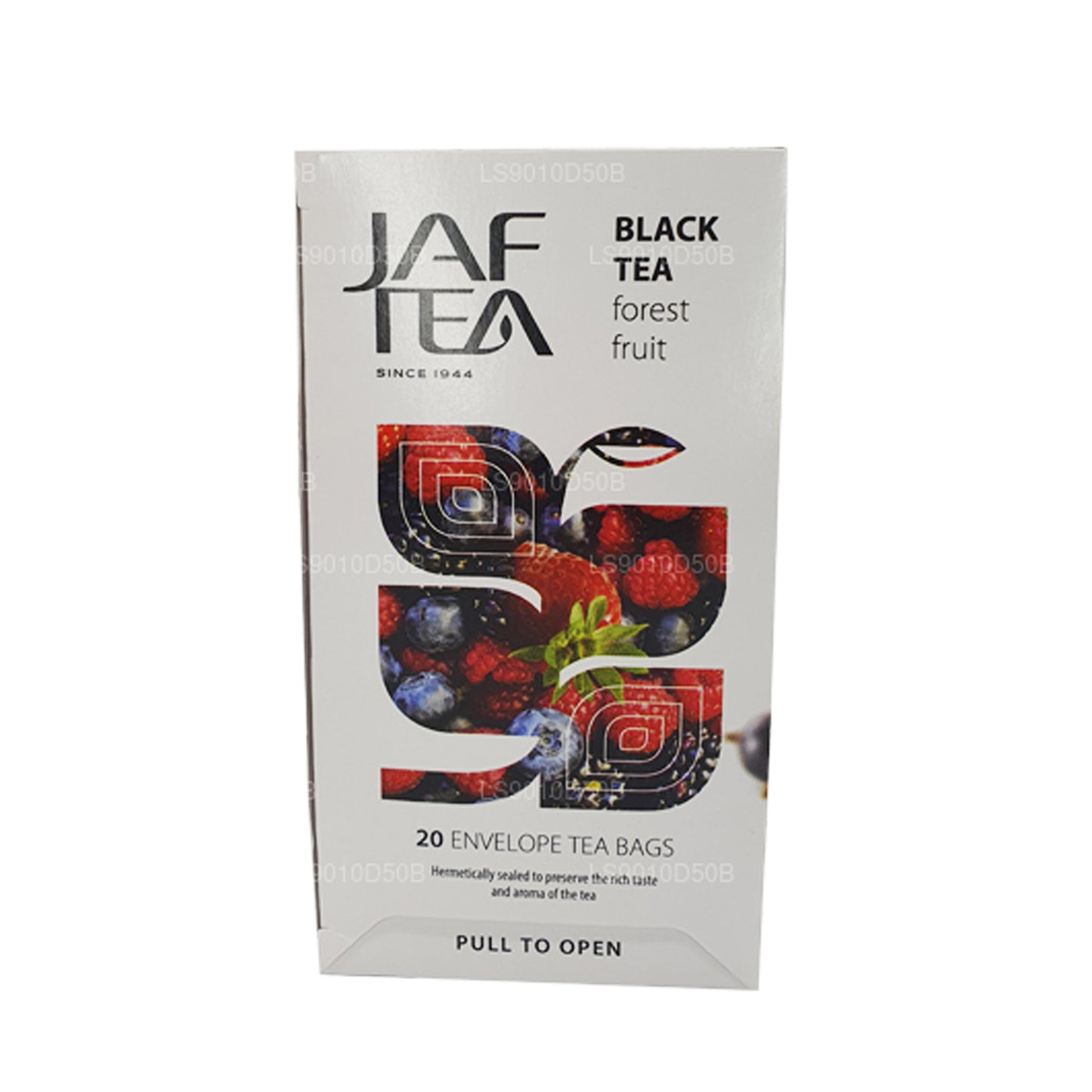 Té negro Jaf Tea Pure Fruits Collection (30 g), 20 bolsitas de té
