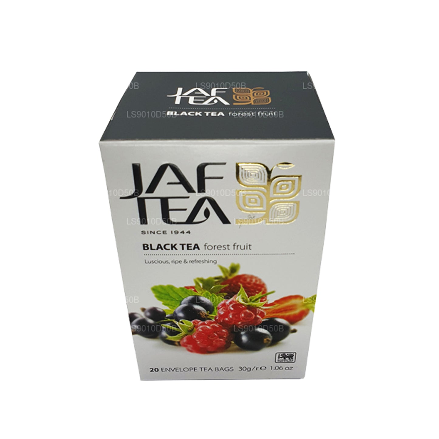 Té negro Jaf Tea Pure Fruits Collection (30 g), 20 bolsitas de té