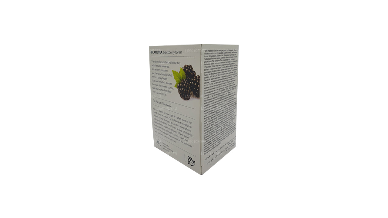 Bolsitas de té Jaf Tea Pure Fruits Collection de té negro con diseño de bosque de zarzamoras (30 g)