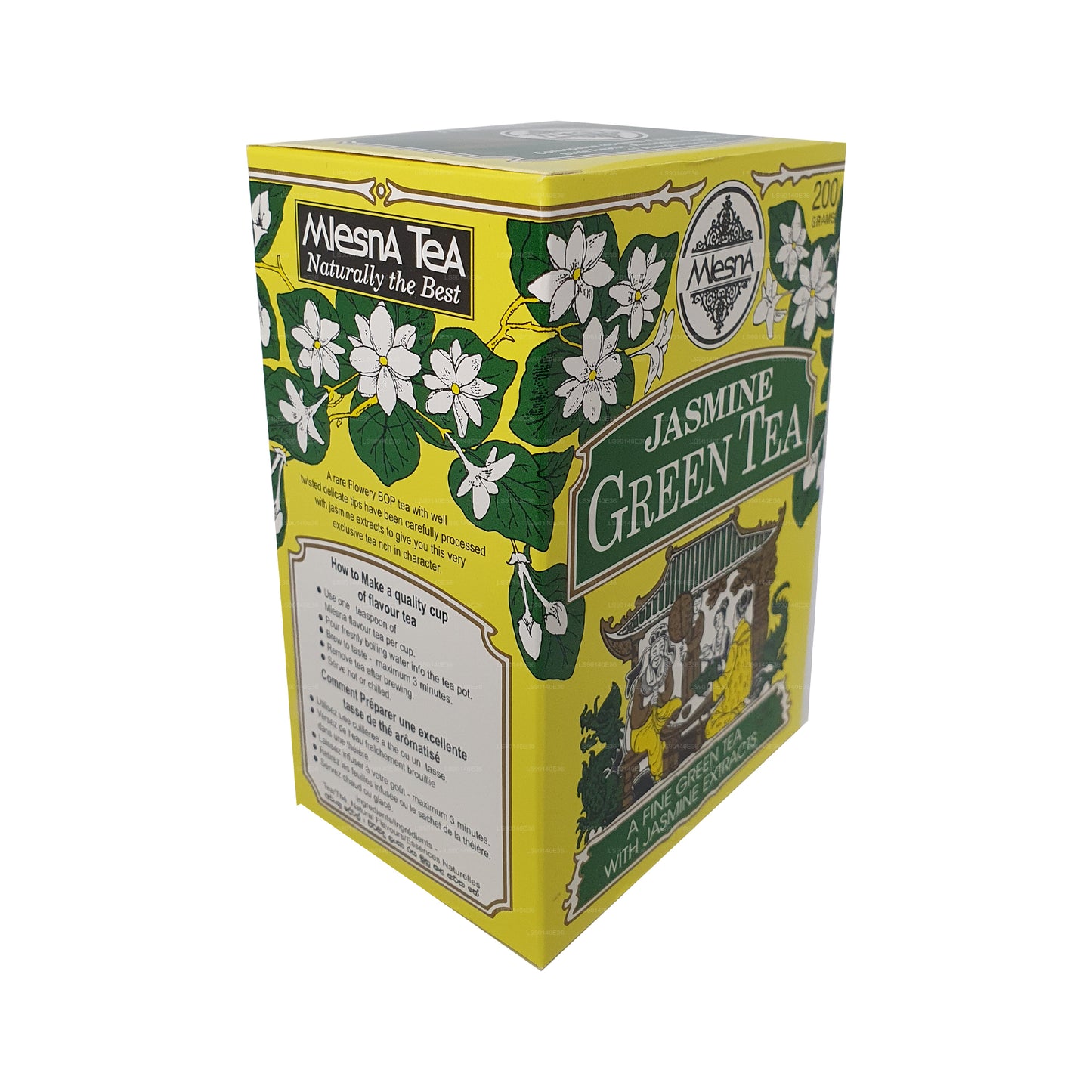 Té verde suelto con sabor a jazmín Mlesna (200 g)