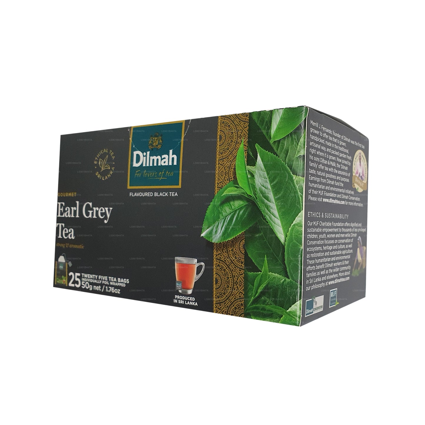 Dilmah Earl Grey (50 g), 25 bolsitas de té