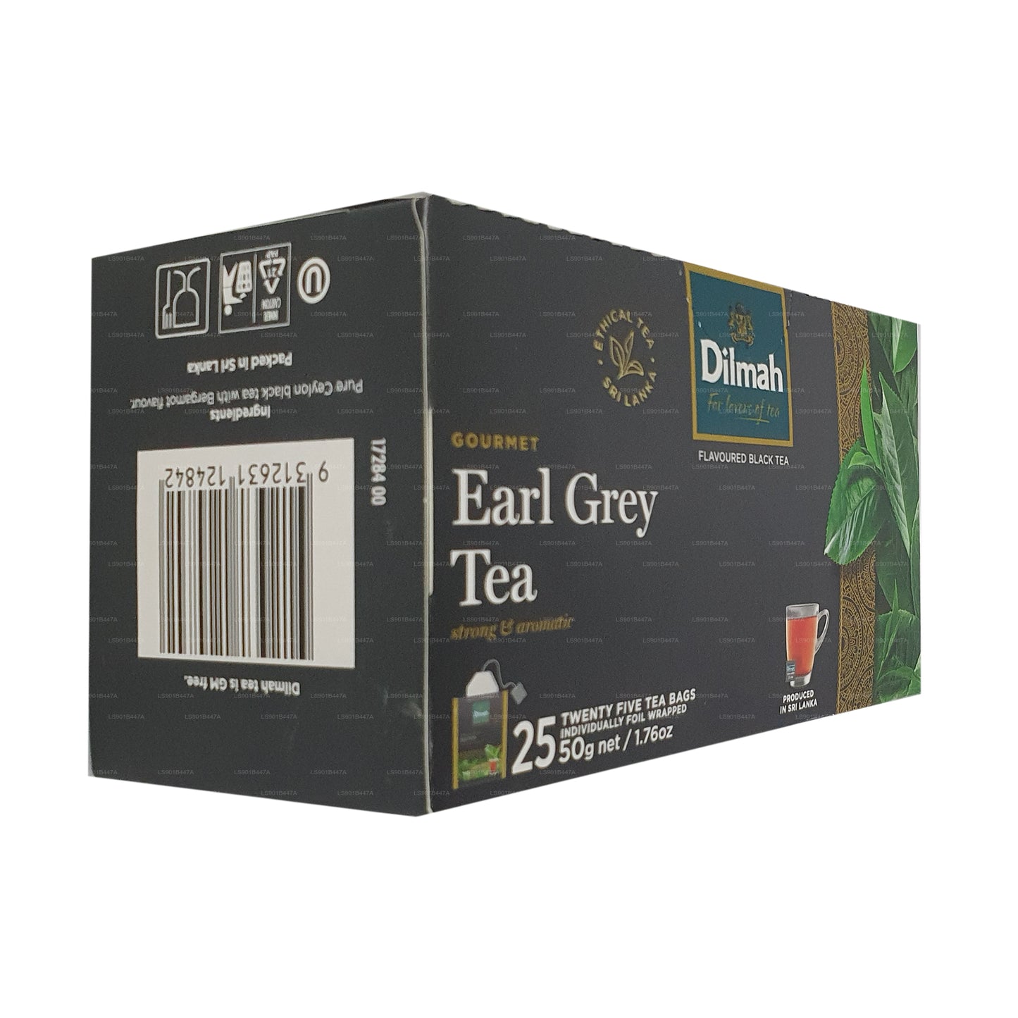 Dilmah Earl Grey (50 g), 25 bolsitas de té