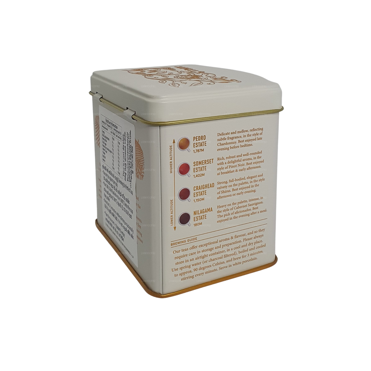 Té de hojas sueltas Dilmah Uda Watte (125 g)