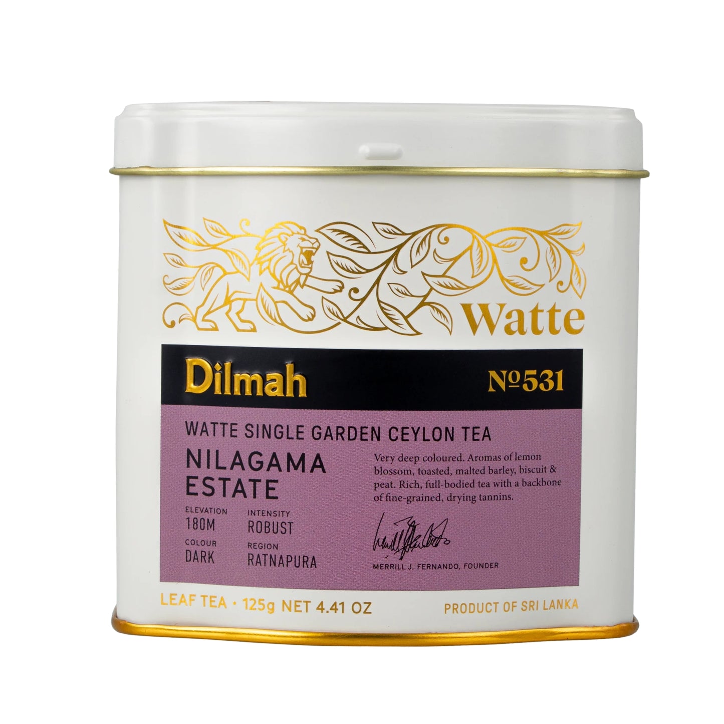 Té de hojas sueltas Dilmah Yata Watte (125 g)