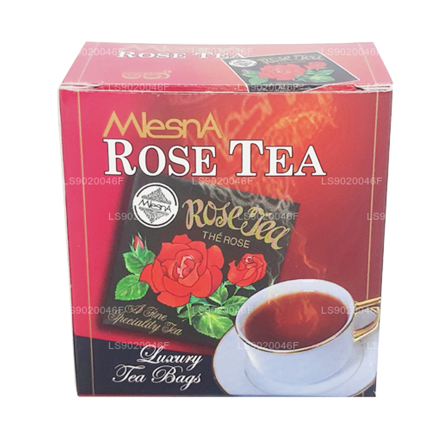Té de rosas Mlesna (20 g), 10 bolsas de té de lujo