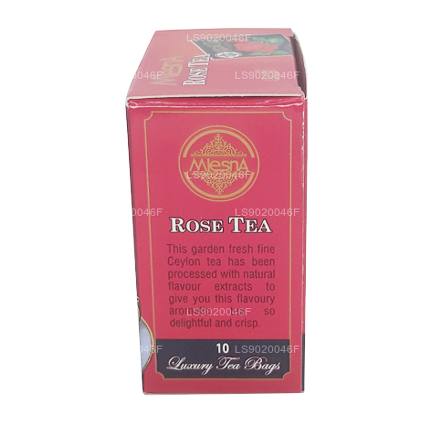 Té de rosas Mlesna (20 g), 10 bolsas de té de lujo