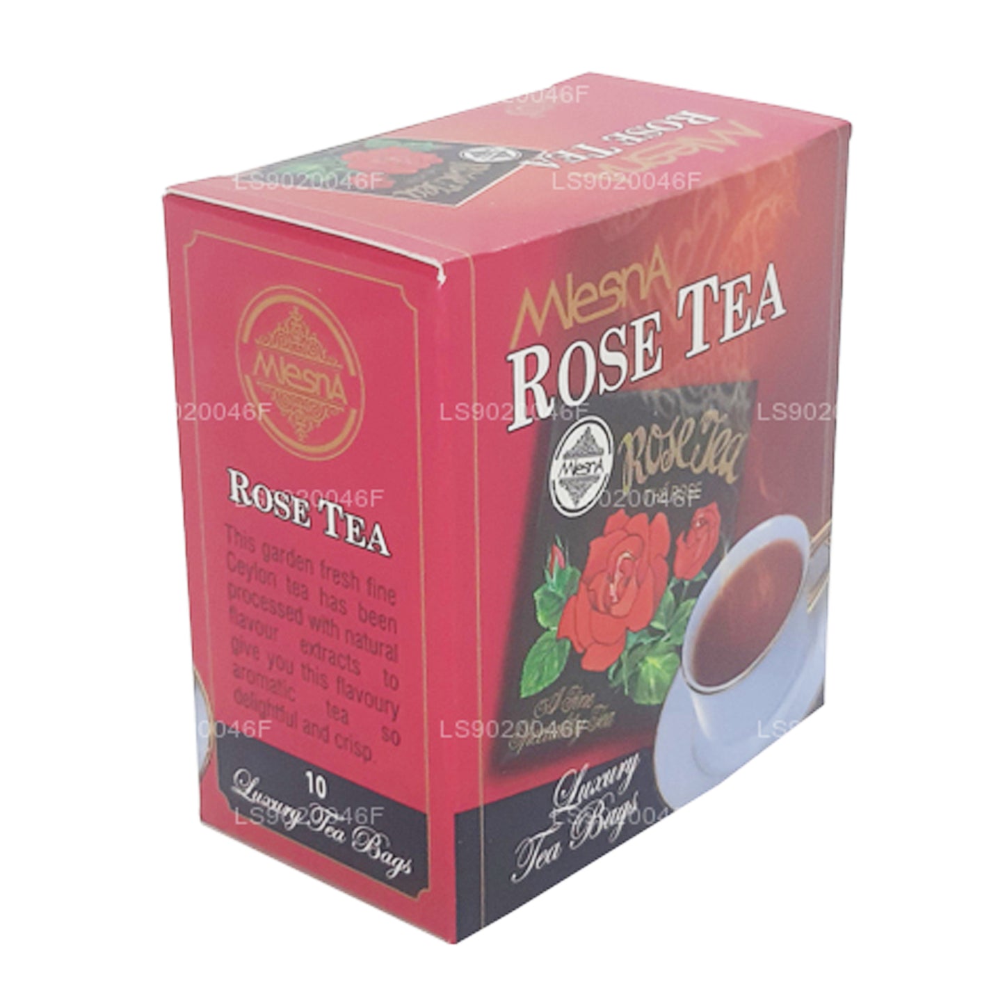 Té de rosas Mlesna (20 g), 10 bolsas de té de lujo