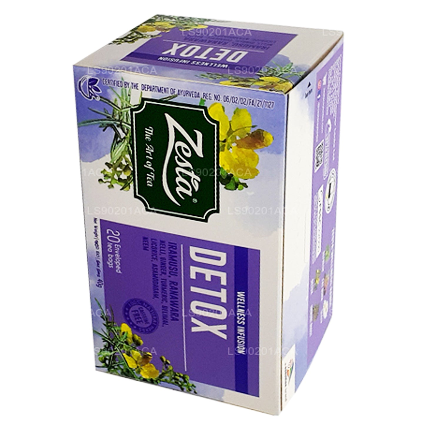 Zesta Detox Iramusu, Ranawara (40 g), 20 bolsitas de té