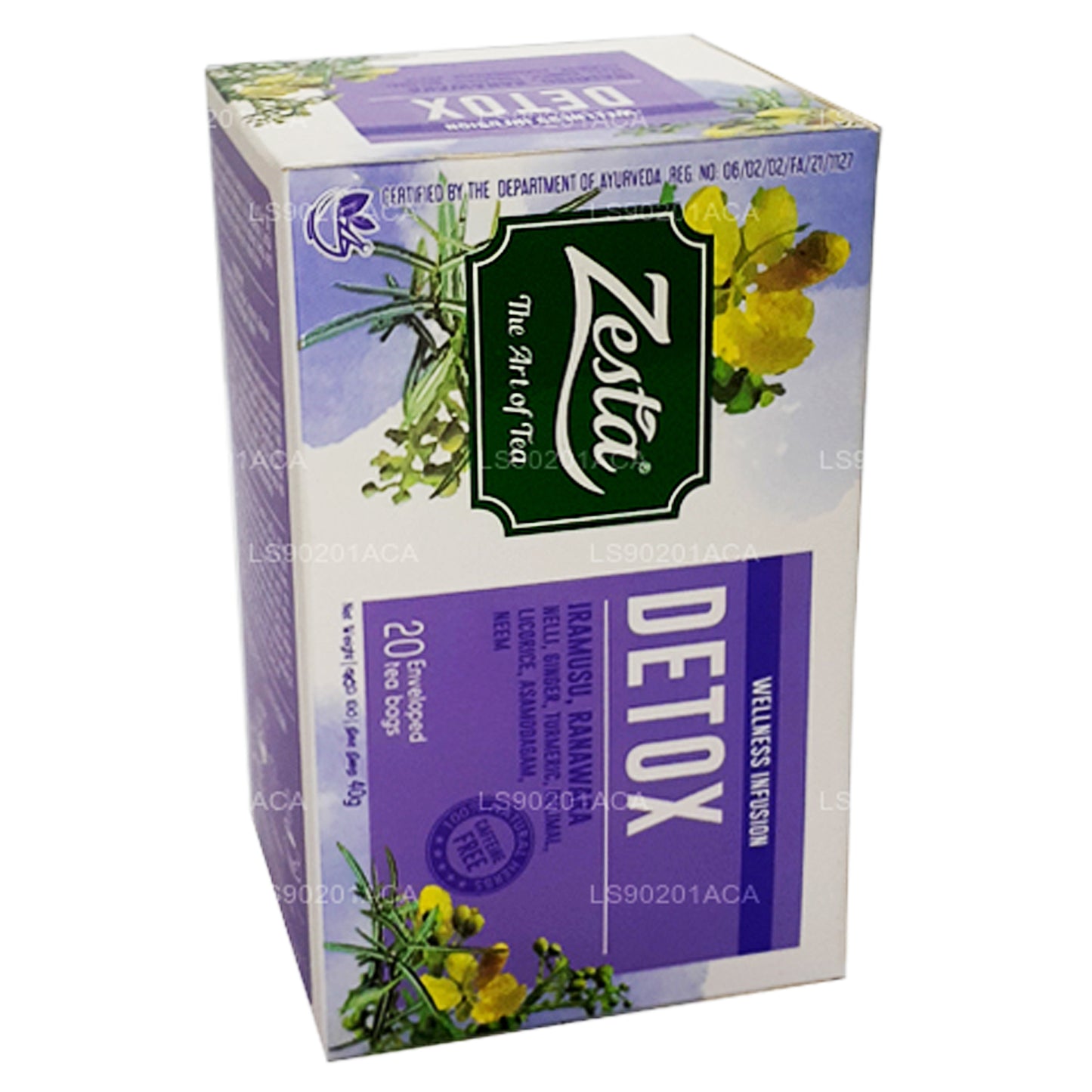 Zesta Detox Iramusu, Ranawara (40 g), 20 bolsitas de té