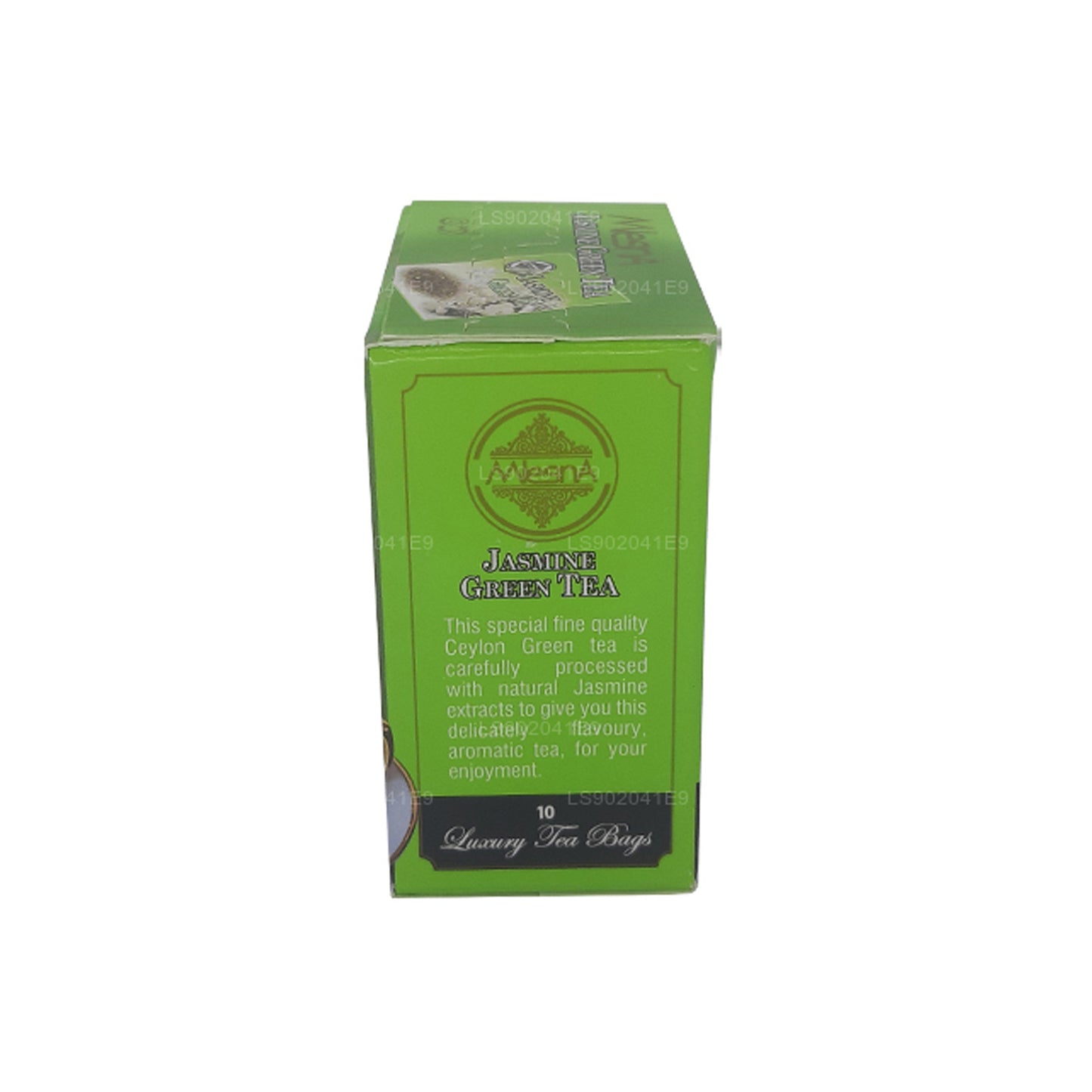 Mlesna jazmín Té verde (20g) 10 bolsitas de té de lujo