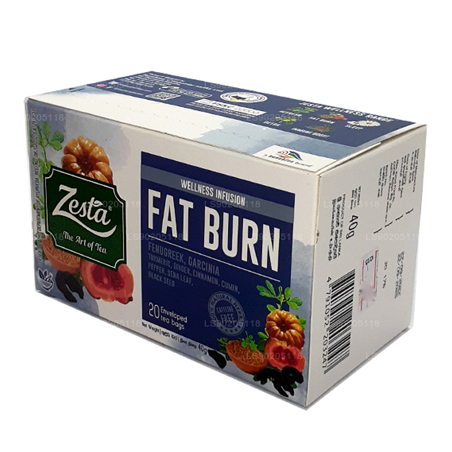 Zesta Fat Burn (40 g) 20 bolsitas de té