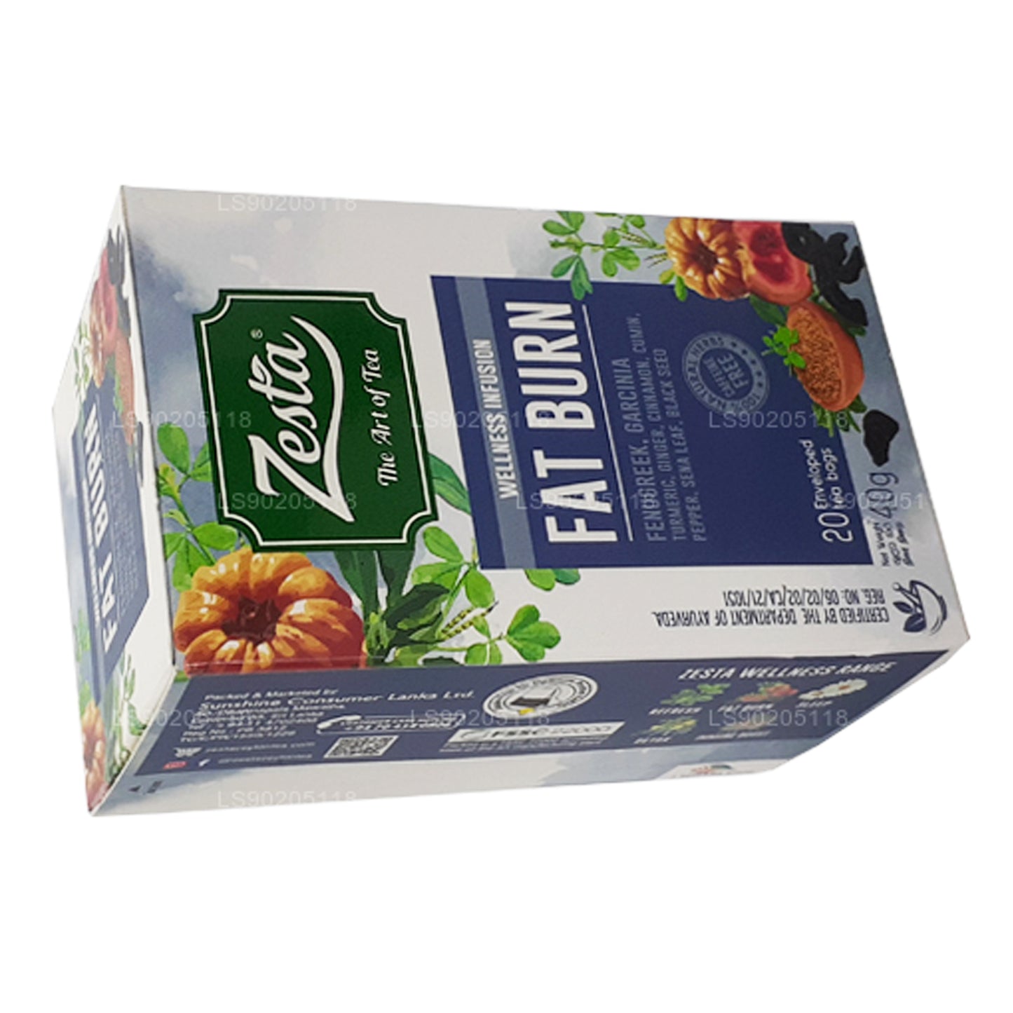 Zesta Fat Burn (40 g) 20 bolsitas de té
