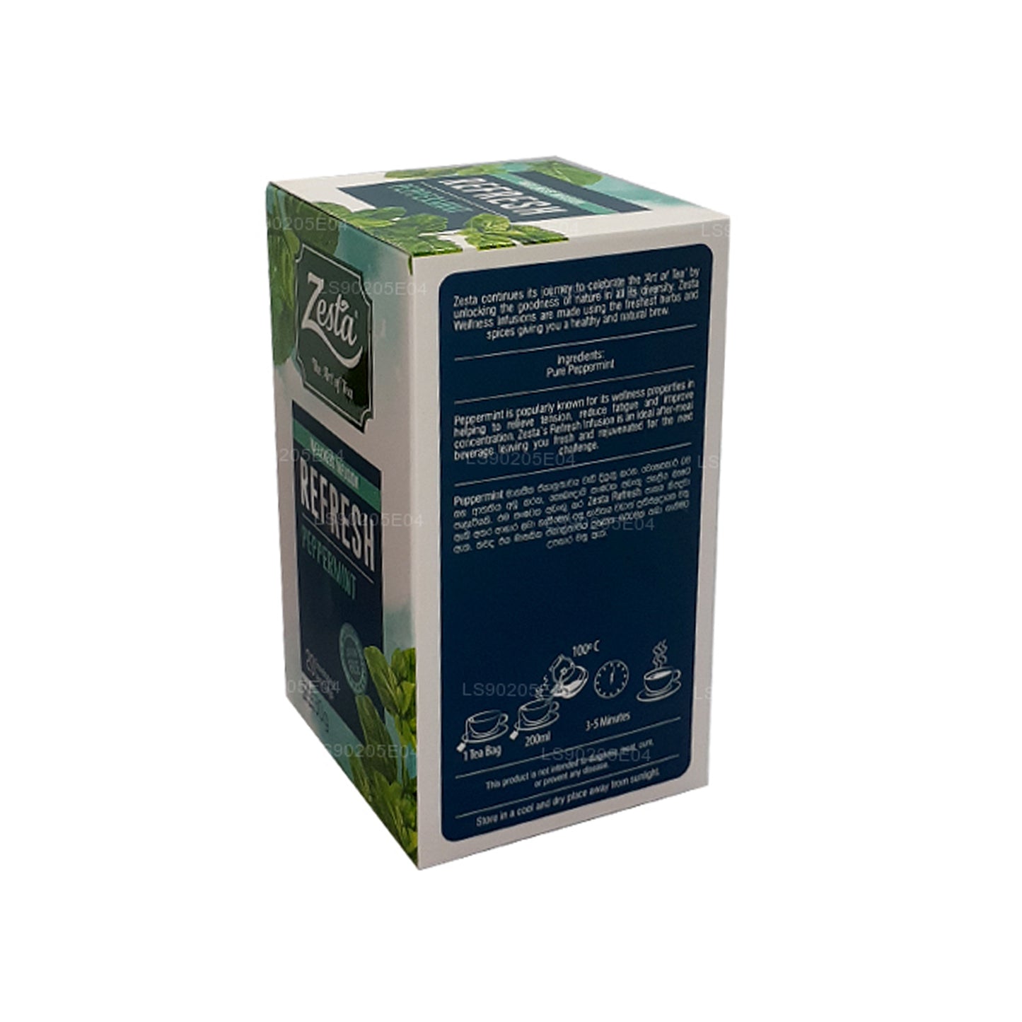Zesta Refresh Peppermint (30 g) 20 bolsitas de té