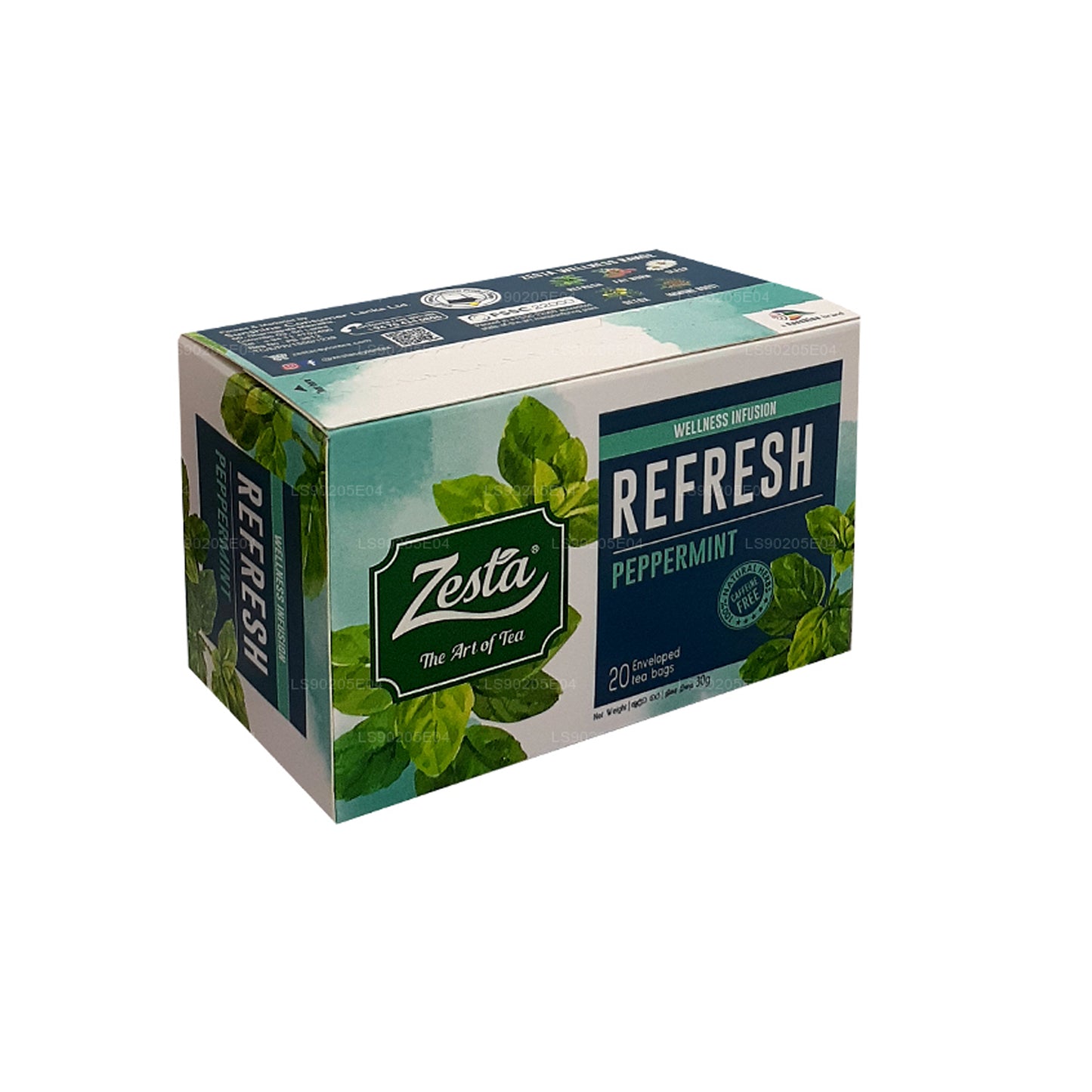 Zesta Refresh Peppermint (30 g) 20 bolsitas de té