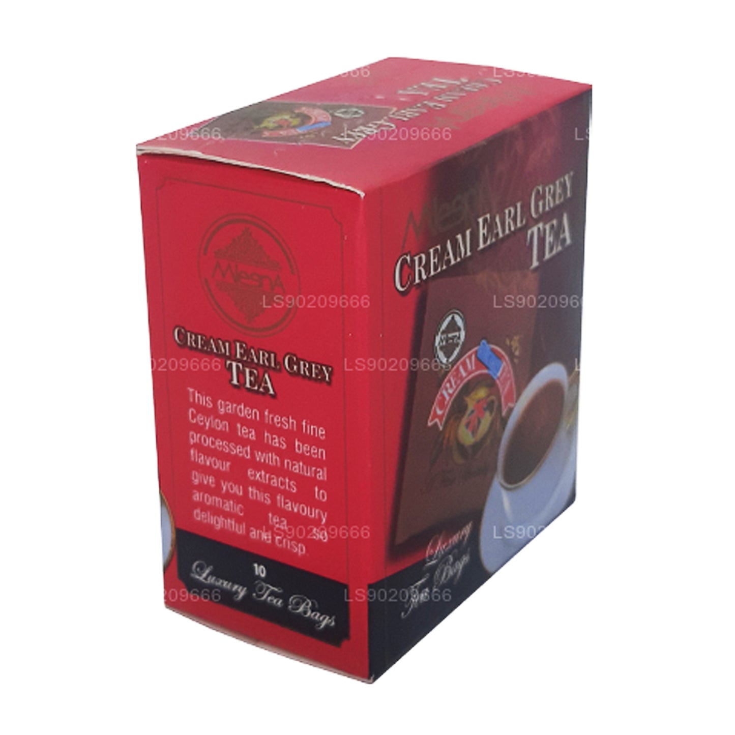 Té Mlesna Cream Earl Grey (20 g), 10 bolsitas de té de lujo