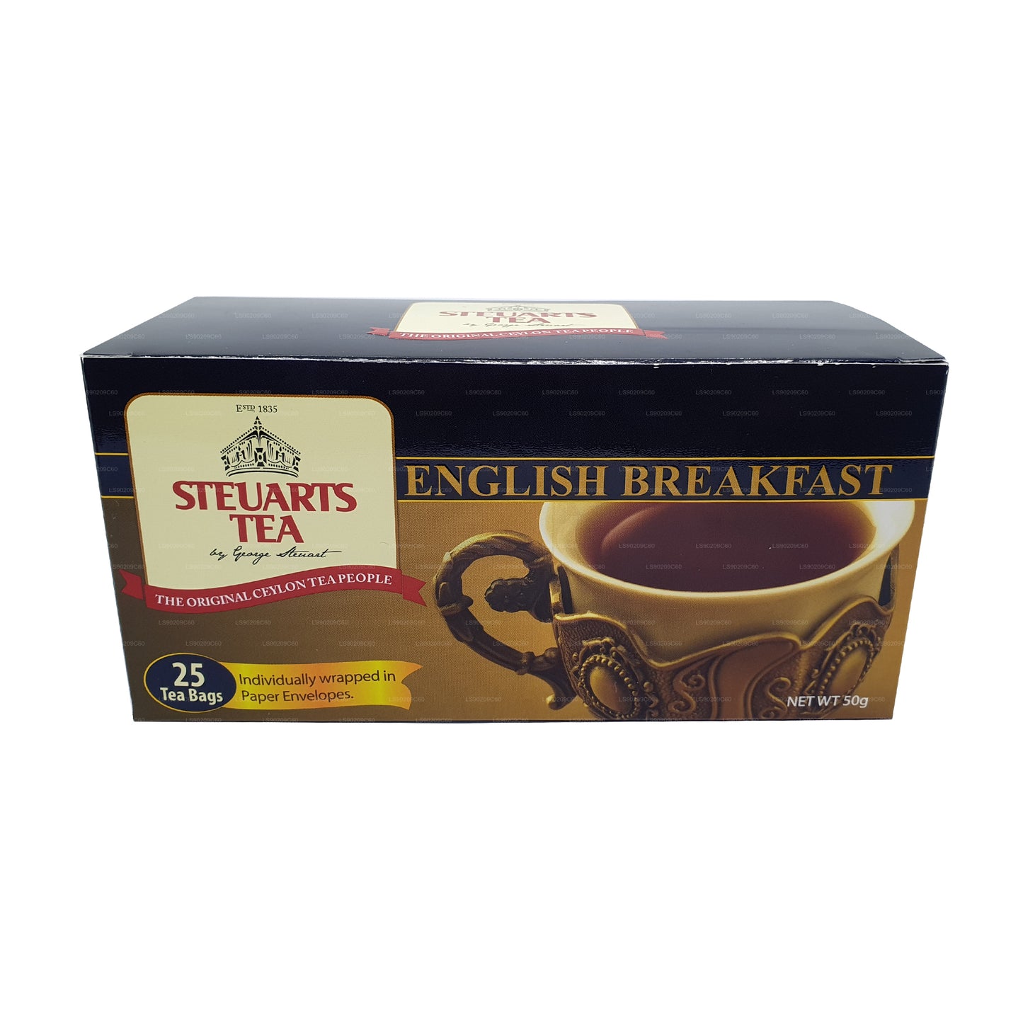 Té inglés para desayuno George Steuart (50 g) 25 bolsitas de té