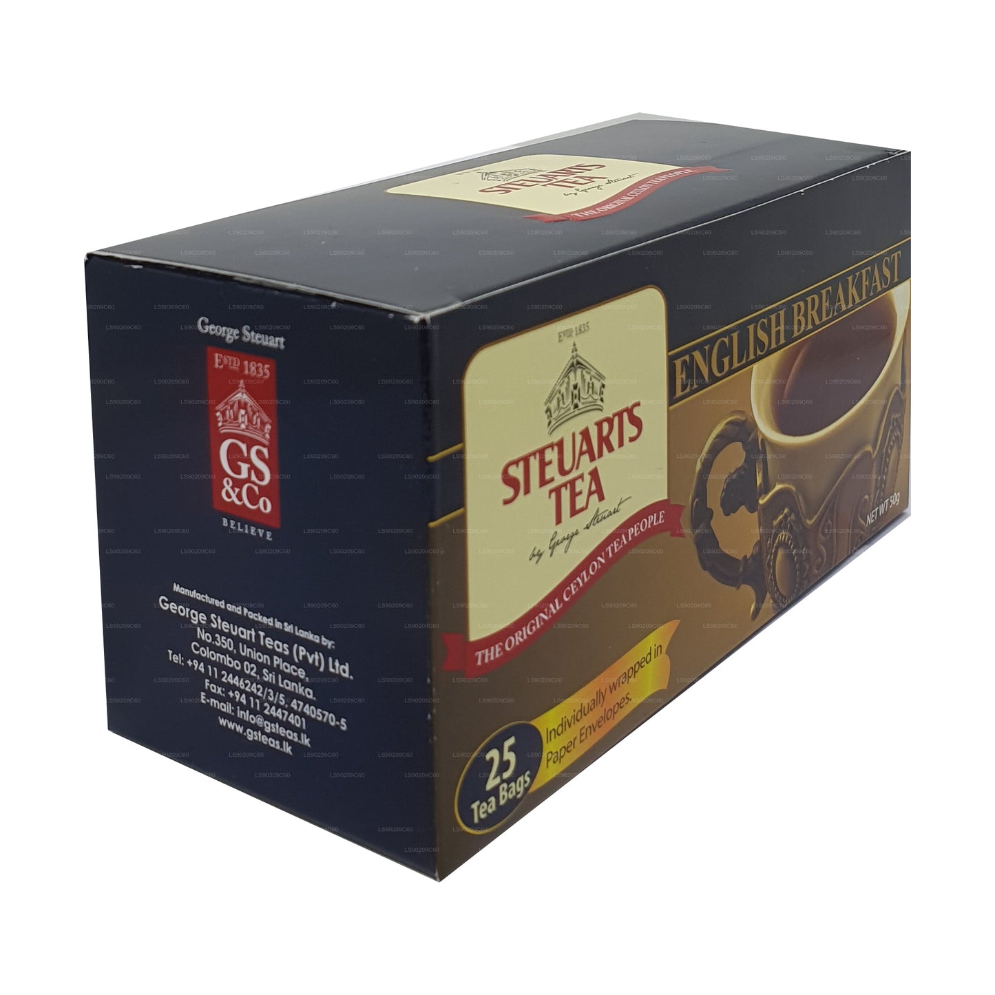 Té inglés para desayuno George Steuart (50 g) 25 bolsitas de té