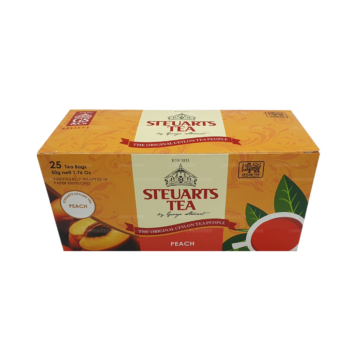 Té de melocotón Steuarts (50 g) 25 bolsas