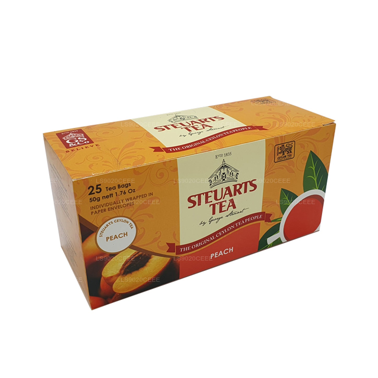 Té de melocotón Steuarts (50 g) 25 bolsas