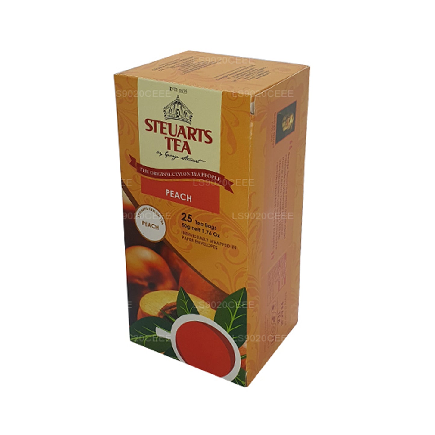 Té de melocotón Steuarts (50 g) 25 bolsas