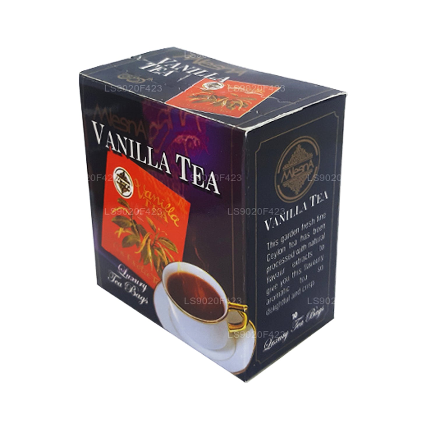 Té de vainilla Mlesna (20 g) 10 bolsitas de té de lujo