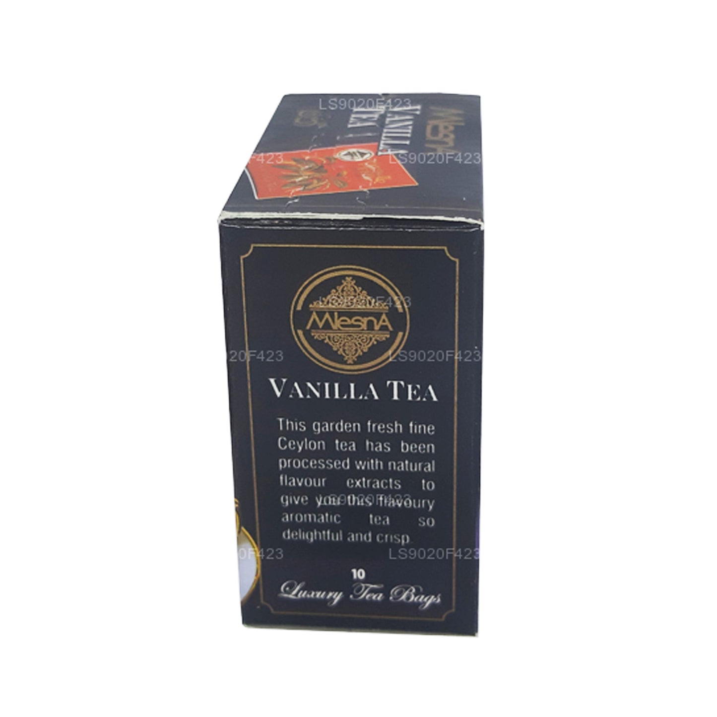 Té de vainilla Mlesna (20 g) 10 bolsitas de té de lujo