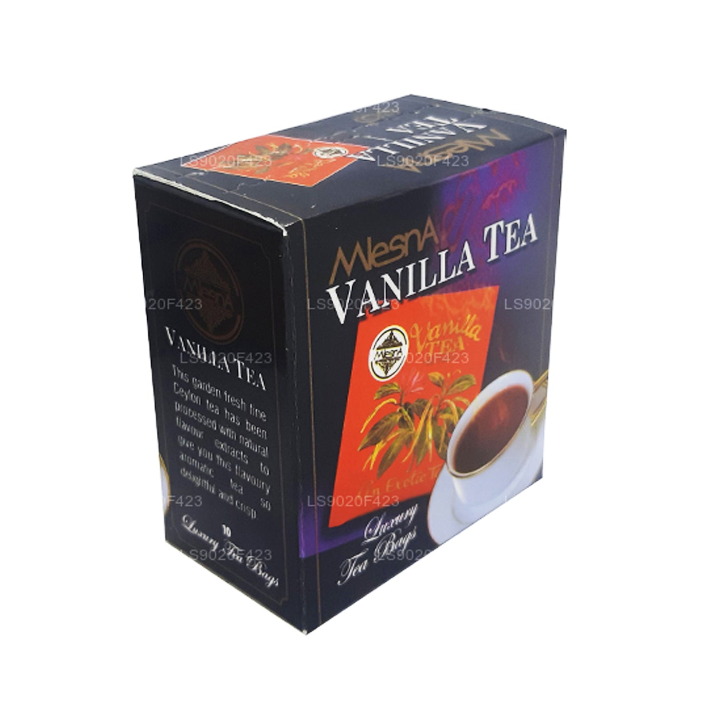 Té de vainilla Mlesna (20 g) 10 bolsitas de té de lujo