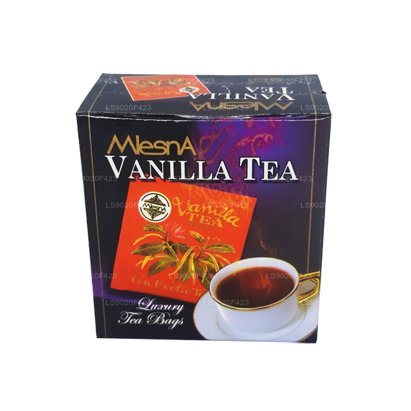 Té de vainilla Mlesna (20 g) 10 bolsitas de té de lujo