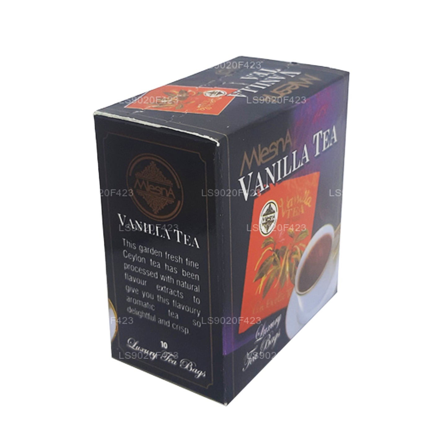 Té de vainilla Mlesna (20 g) 10 bolsitas de té de lujo