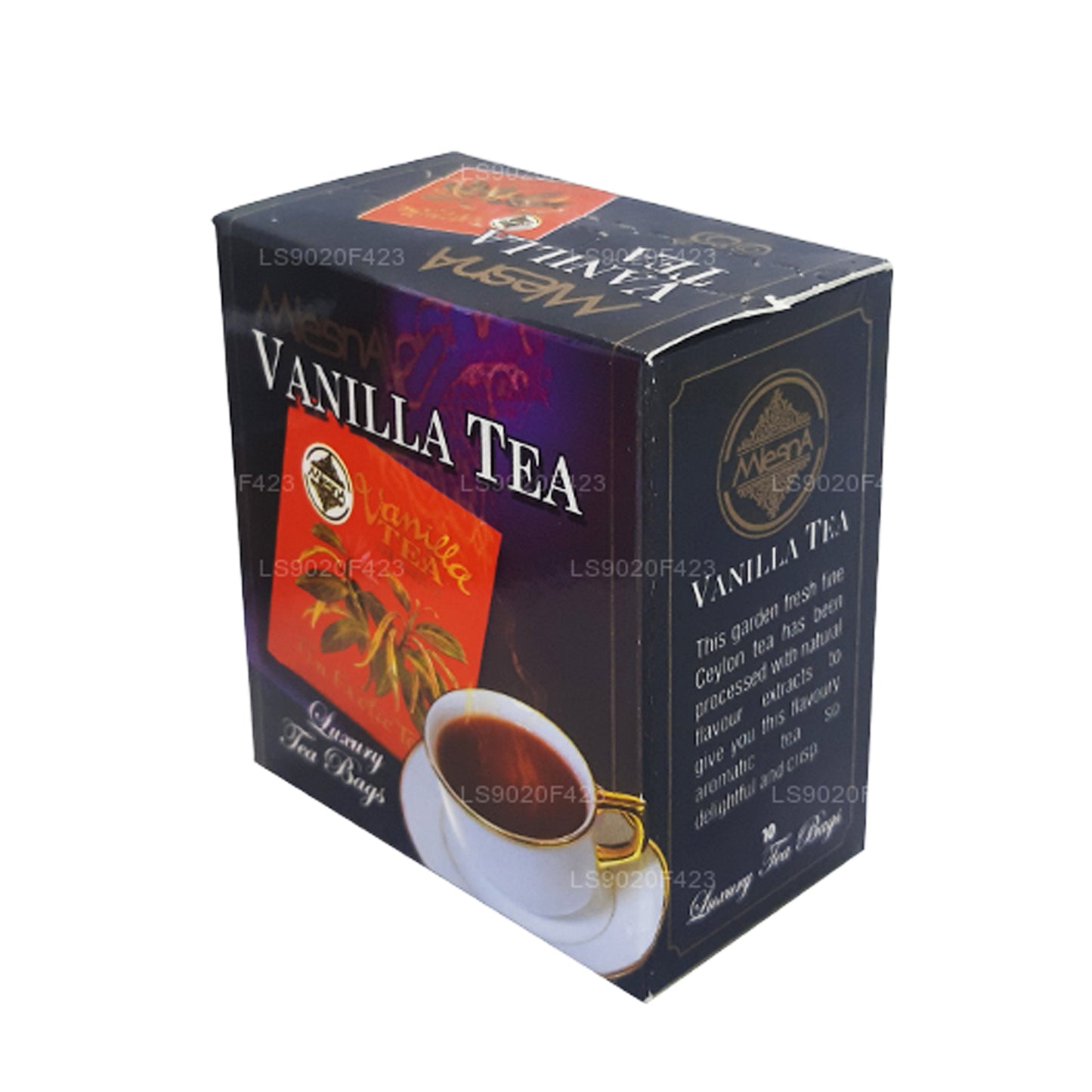 Té de vainilla Mlesna (20 g) 10 bolsitas de té de lujo
