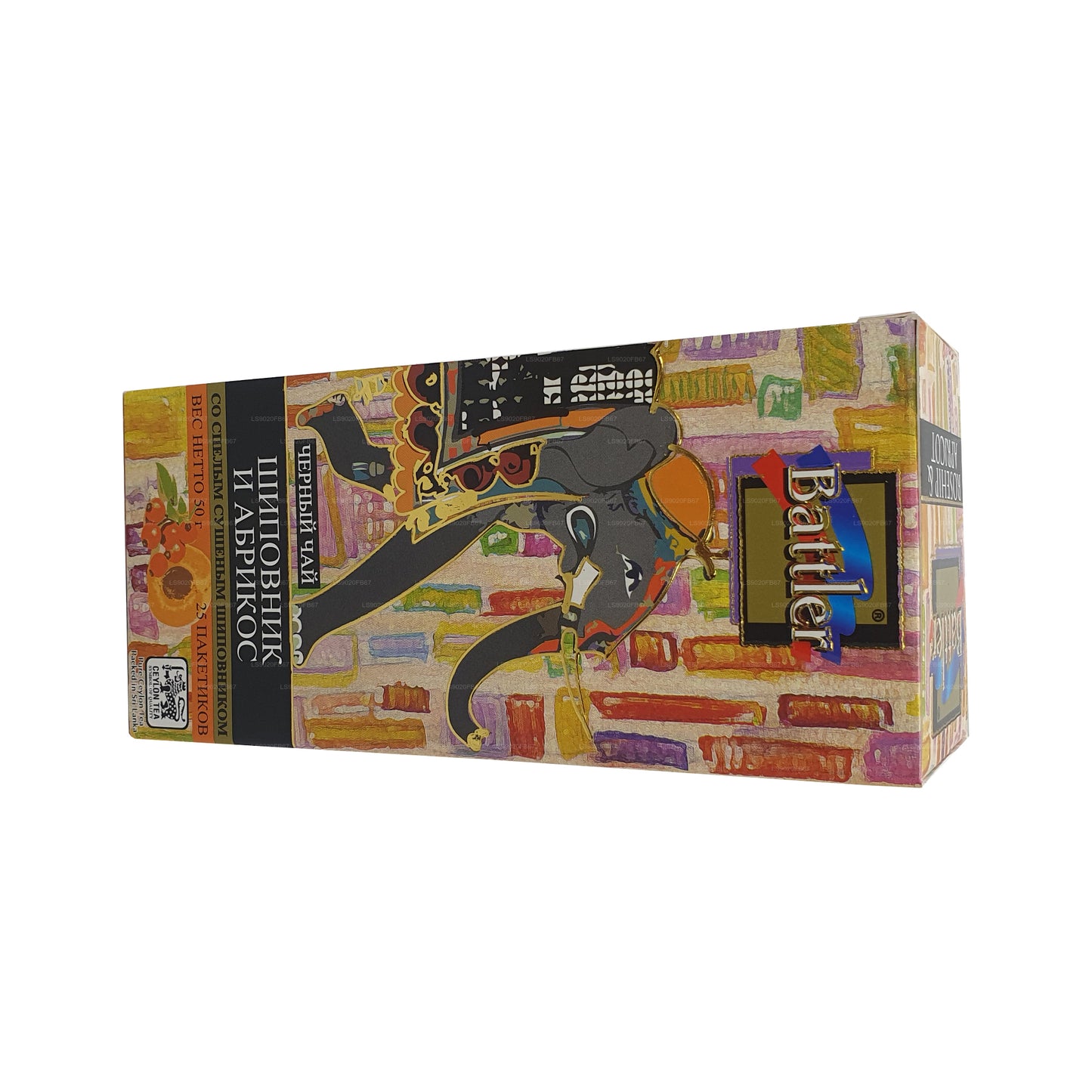 25 bolsitas de té Battler Rosehip Albaricot (50 g)