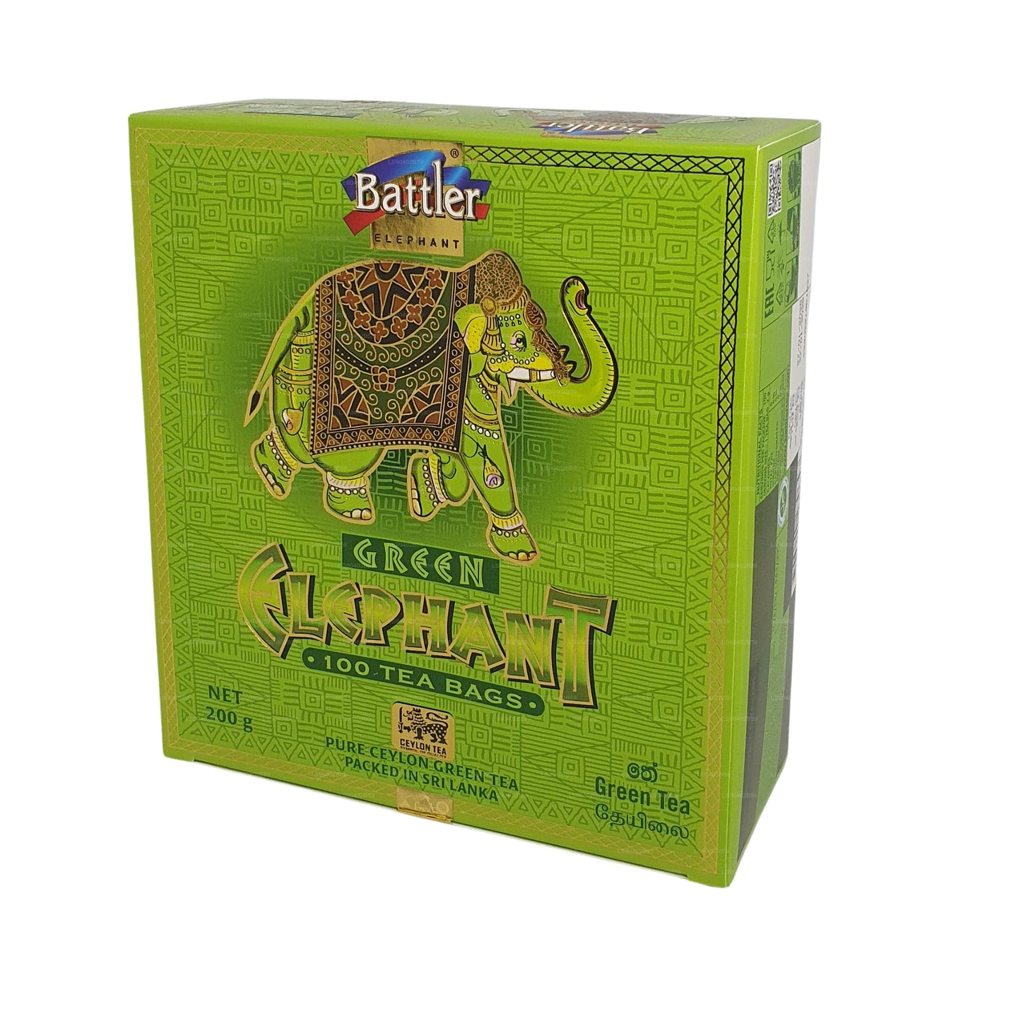 25 bolsitas de té Battler Green Elephant (50 g)