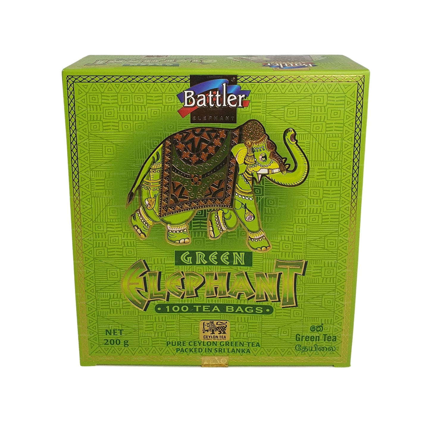 25 bolsitas de té Battler Green Elephant (50 g)