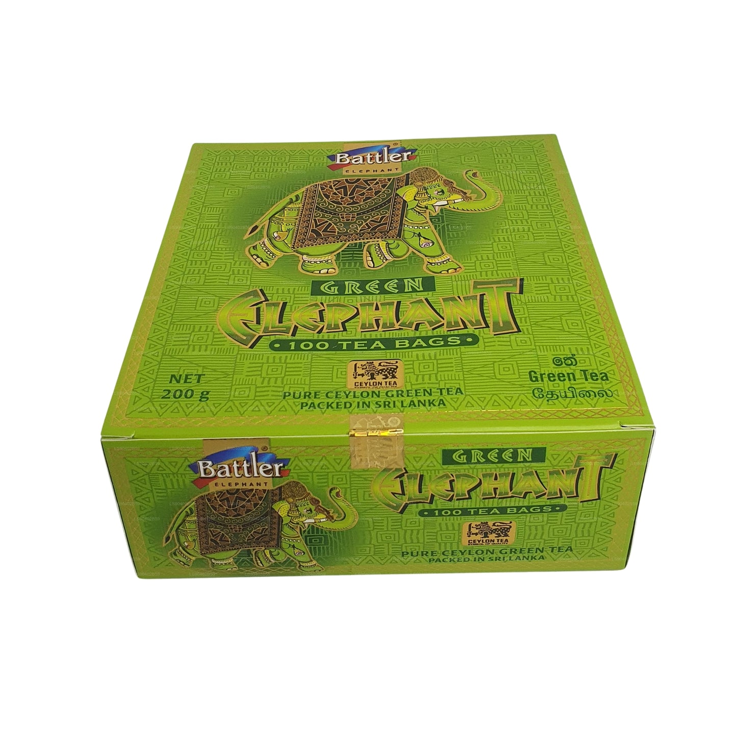 25 bolsitas de té Battler Green Elephant (50 g)