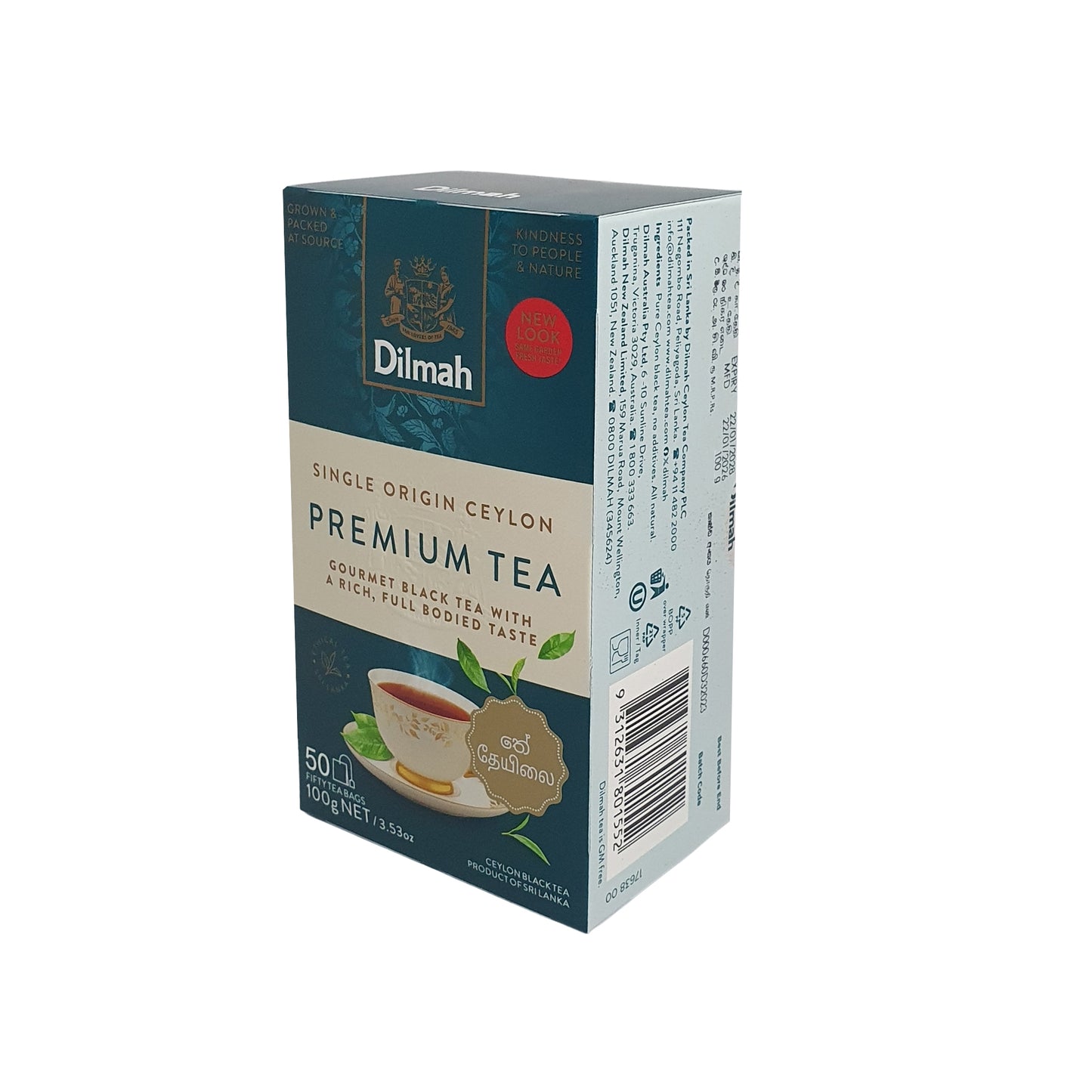 Bolsitas de té Dilmah Premium Ceylon